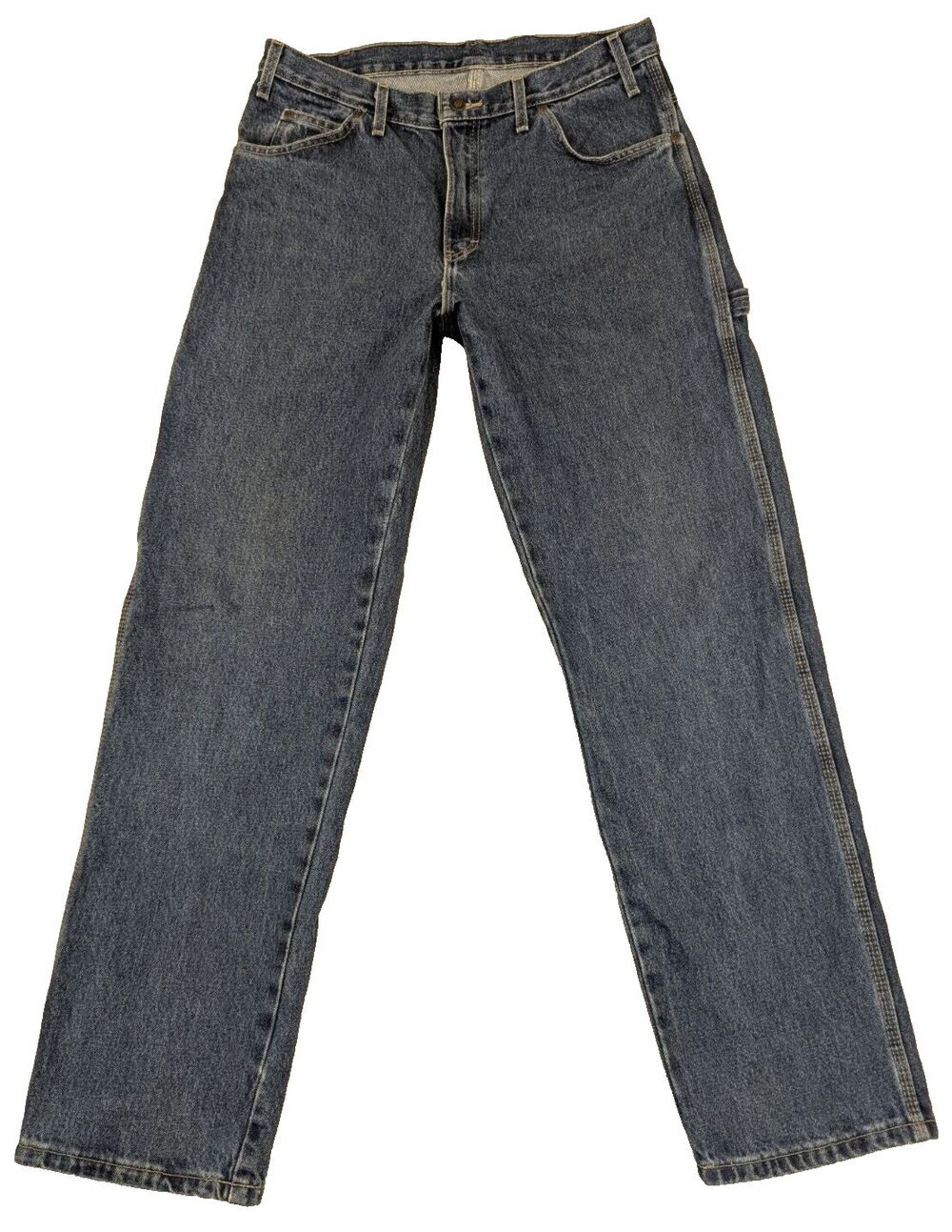 Dickies Mens Carpenter Jeans Relaxed Straight Blue 32x32 Rugged Denim Workwear